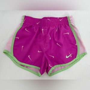 Nike‎ Girl’s Dri Fit Pink Activewear Running Shorts, Toddler Size 24 Months NWOT